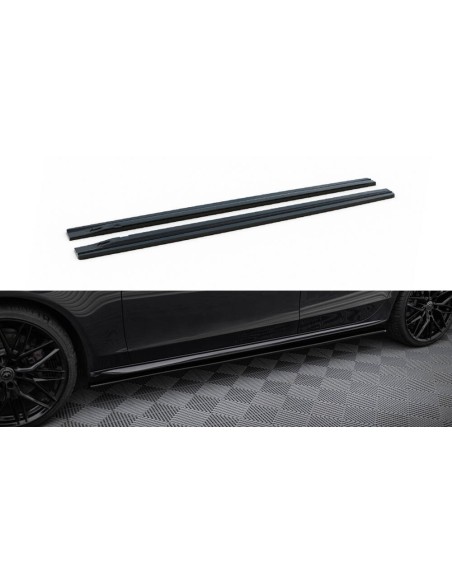 MAXTON España Side Skirts Diffusers V.1 Audi S4 / A4 / A4 S-Line B8 / B8 FL