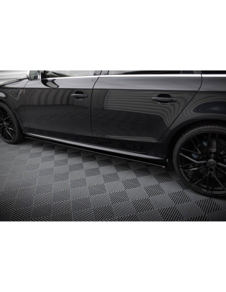 MAXTON España Side Skirts Diffusers V.1 Audi S4 / A4 / A4 S-Line B8 / B8 FL