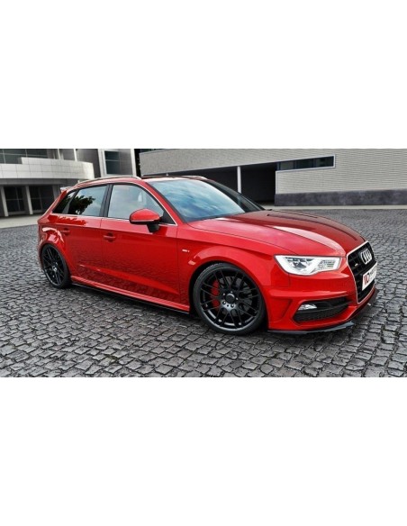 MAXTON España Side Skirts Diffusers Audi S3 / A3 S-Line 8V / 8V FL Sportback