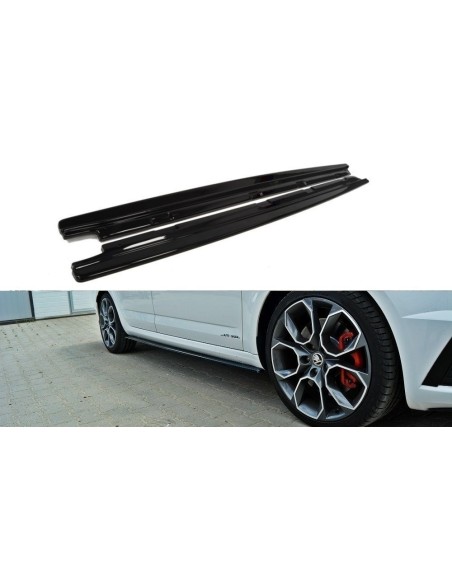 MAXTON España Side Skirts Diffusers Skoda Octavia RS Mk3 / Mk3 FL Hatchback / Kombi