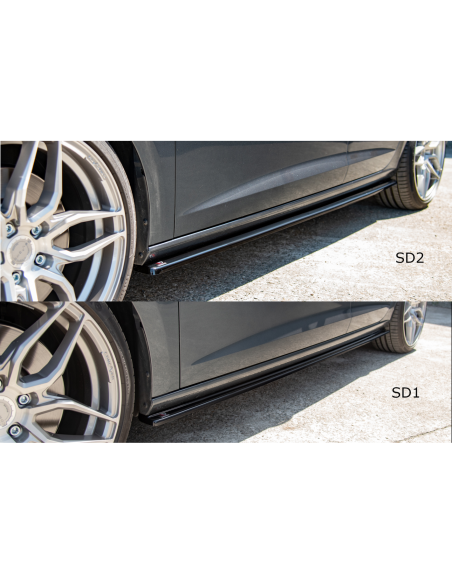 MAXTON España SIDE SKIRTS DIFFUSERS v.1 Seat Leon Mk3 Cupra/ FR Facelift