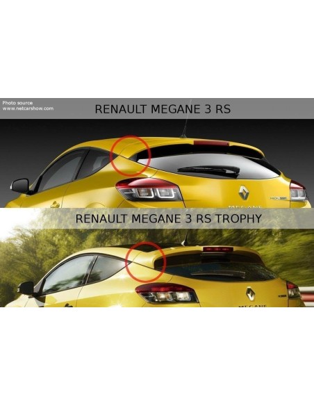 MAXTON España SPOILER EXTENSION RENAULT MEGANE MK3 RS Trophy / RS Cup