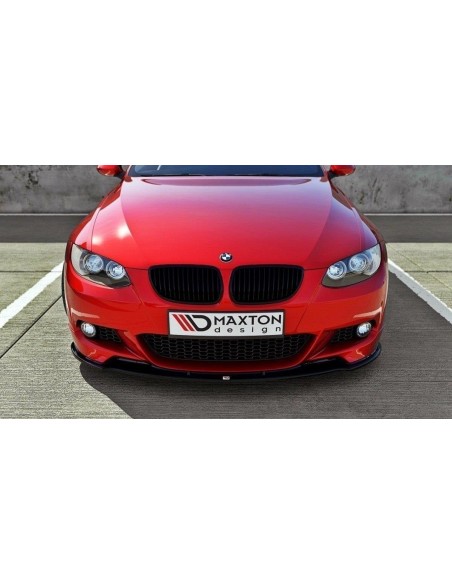MAXTON España FRONT SPLITTER for BMW 3 E92 MPACK (PREFACE MODEL fits M Performance splitters)