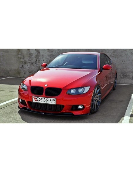 MAXTON España FRONT SPLITTER for BMW 3 E92 MPACK (PREFACE MODEL fits M Performance splitters)