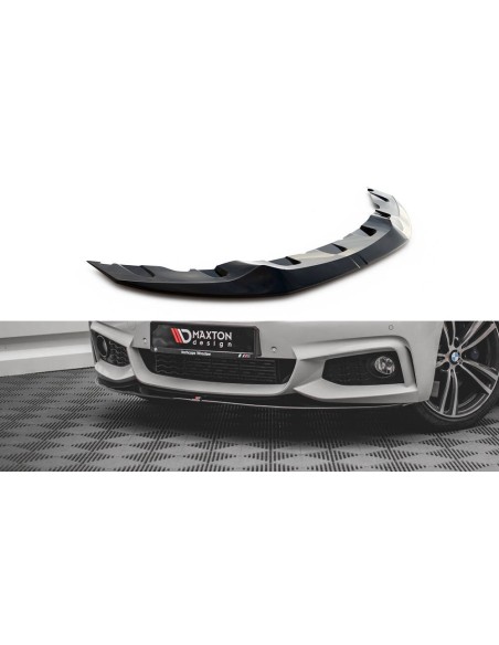 MAXTON España FRONT SPLITTER V.2 for V.2 BMW 4 Coupe / Gran Coupe / Cabrio M-Pack F32 / F36 / F33