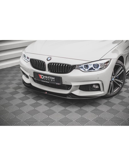 MAXTON España FRONT SPLITTER V.2 for V.2 BMW 4 Coupe / Gran Coupe / Cabrio M-Pack F32 / F36 / F33