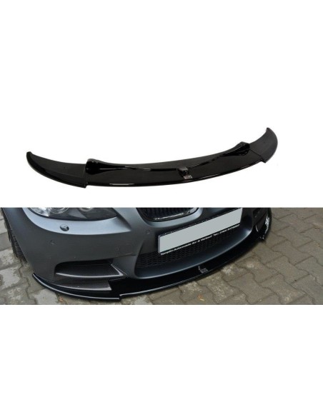 MAXTON España FRONT SPLITTER BMW M3 E92 / E93 (PREFACE MODEL fits M Performance splitters)
