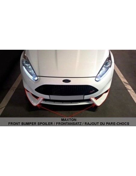 MAXTON España Front Splitter Ford Fiesta ST Mk7 FL (Fit Maxton Design Bumper)