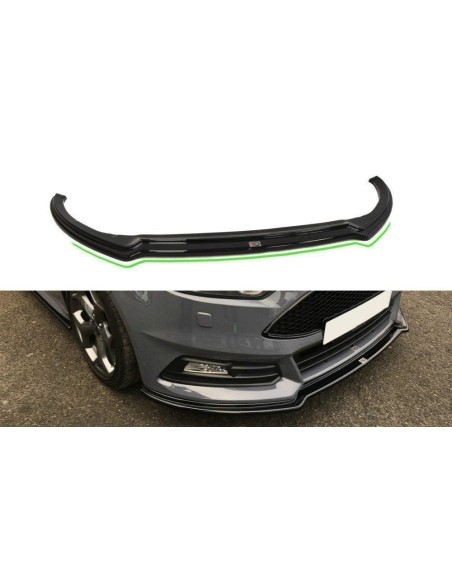 MAXTON España Front Splitter V.3 Ford Focus ST Mk3 FL