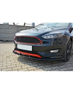 MAXTON España Front Splitter V.1 Ford Focus ST-Line Mk3 FL 2