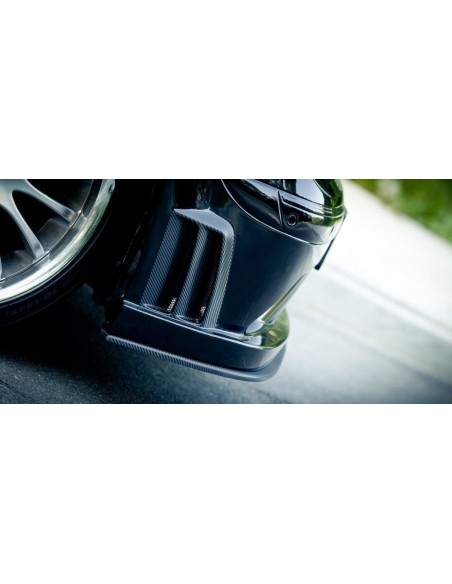 MAXTON España FRONT SPLITTER MERCEDES CLK W209 BLACK (SL BLACK SERIES LOOK)