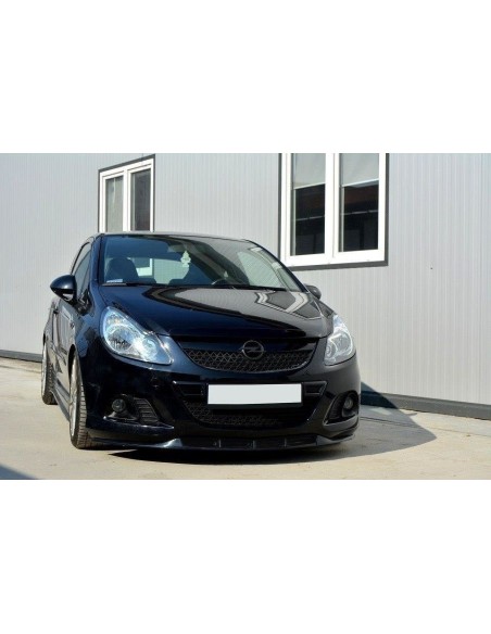 MAXTON España FRONT SPLITTER OPEL CORSA D NURBURG (FOR OPC / VXR BUMPER)