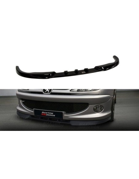 MAXTON España FRONT SPLITTER PEUGEOT 206 (for: CC, RC, GTI, S16, XSI, XS, SPORT)