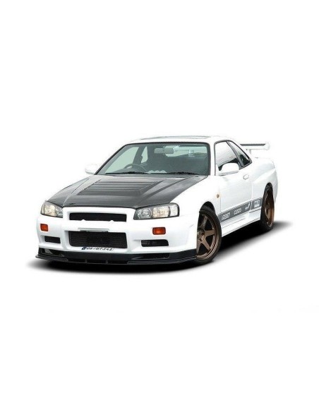 MAXTON España FRONT SPLITTER NISSAN SKYLINE R34 GTR (FOR 2299 BUMPER) GTR LOOK