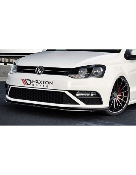 MAXTON España FRONT SPLITTER v.1 VW POLO MK5 GTI (FACELIFT)
