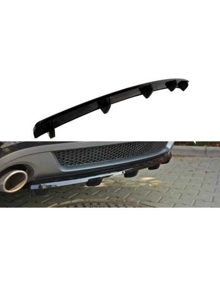 MAXTON España CENTRAL REAR SPLITTER AUDI A5 S-LINE (with a vertical bar)
