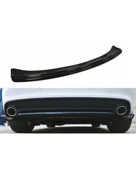 MAXTON España CENTRAL REAR SPLITTER AUDI A5 S-LINE FACELIFT (without vertical bars)