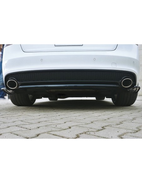MAXTON España CENTRAL REAR SPLITTER AUDI A5 S-LINE FACELIFT (without vertical bars)