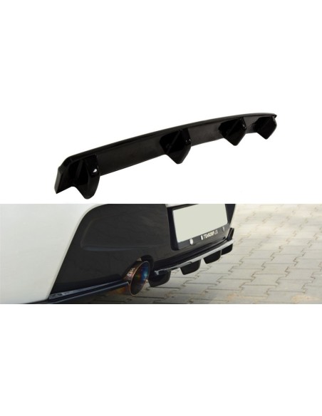 MAXTON España CENTRAL REAR SPLITTER BMW 1 F20/F21 M-Power (with vertical bars)