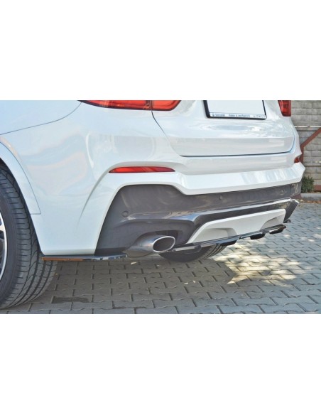 MAXTON España CENTRAL REAR SPLITTER for BMW X4 M-PACK (with a vertical bar)