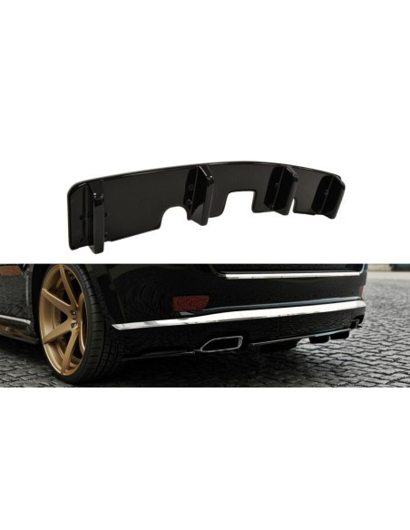 MAXTON España CENTRAL REAR SPLITTER Jeep Grand Cherokee WK2 Summit FACELIFT (with a vertical bar)