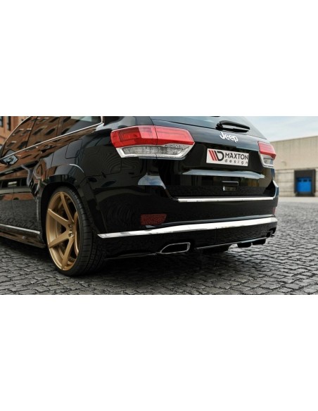MAXTON España CENTRAL REAR SPLITTER Jeep Grand Cherokee WK2 Summit FACELIFT (with a vertical bar)