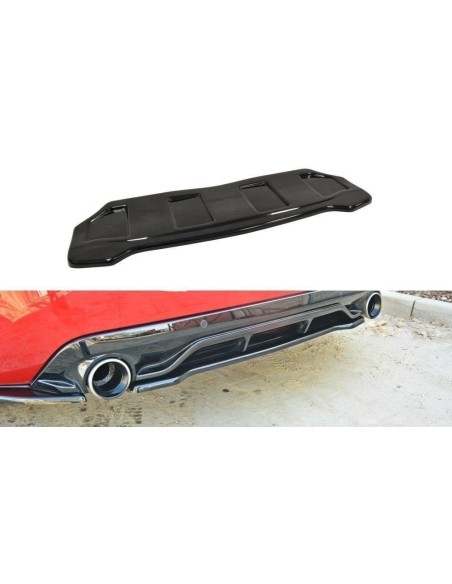 MAXTON España CENTRAL REAR SPLITTER PEUGEOT 308 II GTI (without vertical bars)