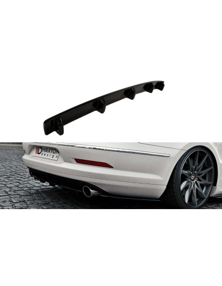 MAXTON España CENTRAL REAR SPLITTER VW Passat CC R36 RLINE (Preface) (with vertical bars)