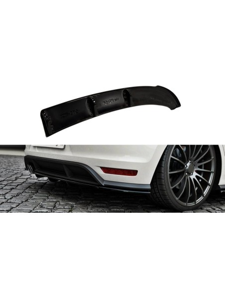 MAXTON España REAR SPLITTER VW POLO MK5 GTI FACELIFT (with a vertical bar)
