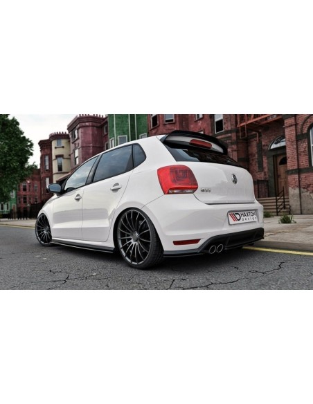 MAXTON España REAR SPLITTER VW POLO MK5 GTI FACELIFT (with a vertical bar)