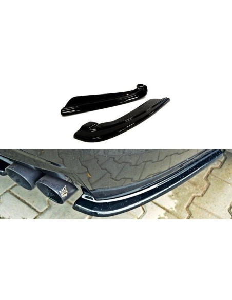 MAXTON España REAR SIDE SPLITTERS for BMW 5 F11 M-PACK (fits two double exhaust ends)