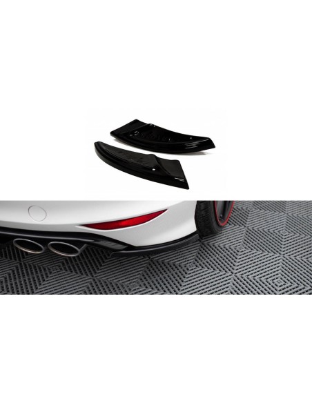 MAXTON España Rear Side Splitters V.1 VW Golf 7 R / R-Line
