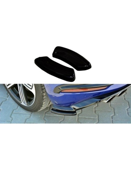MAXTON España Rear Side Splitters VW Golf 7 R / R-Line Facelift