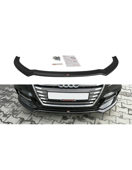 MAXTON España Front Splitter V.2 Audi S3 / A3 S-Line 8V FL Sedan
