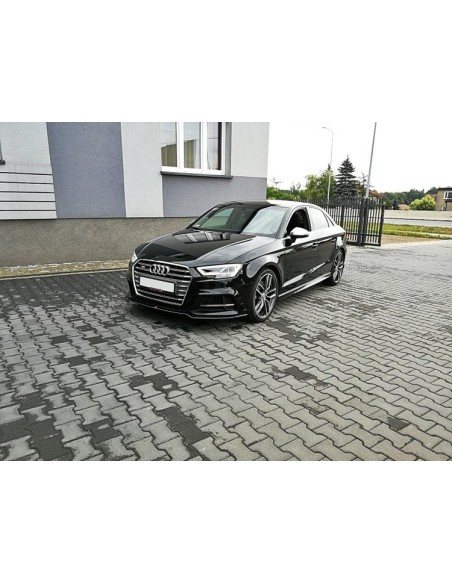 MAXTON España Front Splitter V.2 Audi S3 / A3 S-Line 8V FL Sedan