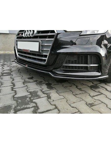 MAXTON España Front Splitter V.2 Audi S3 / A3 S-Line 8V FL Sedan