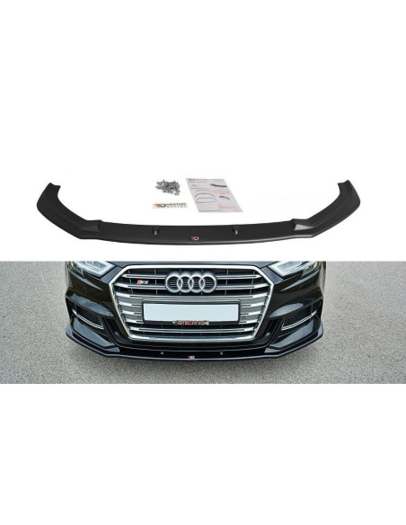 MAXTON España Front Splitter V.1 Audi S3 / A3 S-Line 8V FL