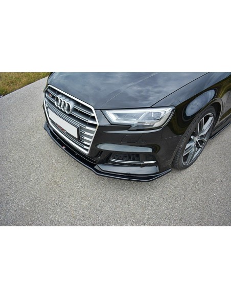MAXTON España Front Splitter V.1 Audi S3 / A3 S-Line 8V FL