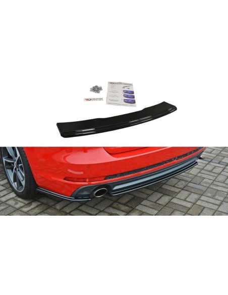 MAXTON España CENTRAL REAR SPLITTER Audi A4 B9 S-Line