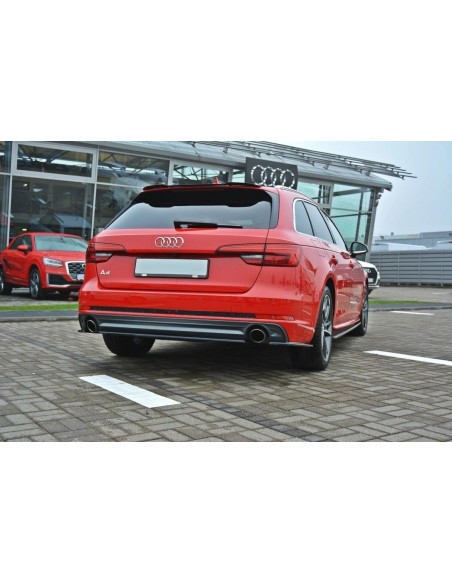 MAXTON España CENTRAL REAR SPLITTER Audi A4 B9 S-Line