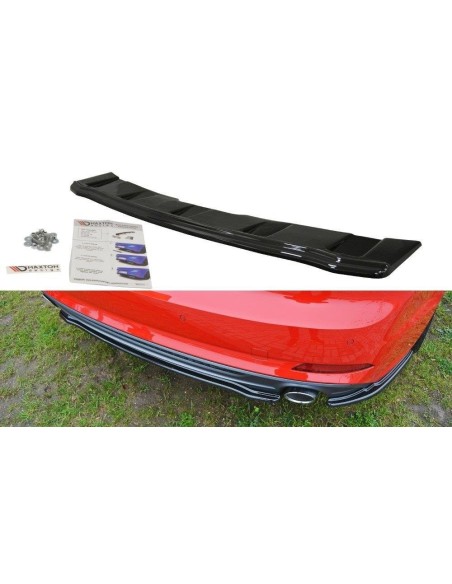 MAXTON España CENTRAL REAR SPLITTER Audi A5 F5 S-Line (without vertical bars)