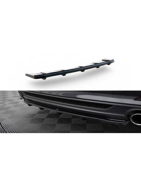 MAXTON España CENTRAL REAR SPLITTER Audi A5 F5 S-Line (with vertical bars)