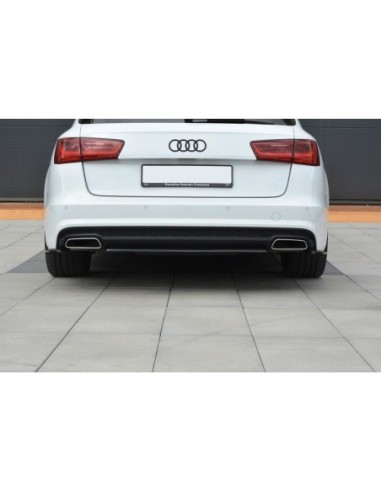 MAXTON España CENTRAL REAR SPLITTER Audi A6 C7...