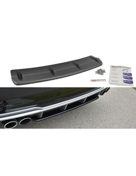 MAXTON España Central Rear Splitter Audi S3 8V FL Hatchback / Sportback / Sedan
