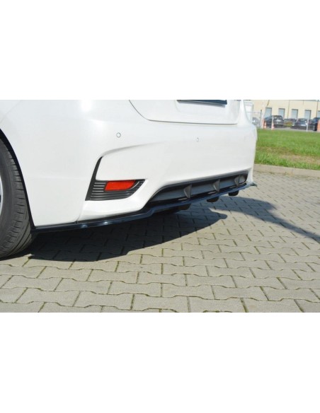 MAXTON España CENTRAL REAR SPLITTER Lexus CT Mk1 Facelift (with vertical bars)