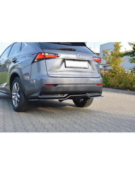 MAXTON España CENTRAL REAR SPLITTER Lexus NX Mk1 H (without vertical bars)