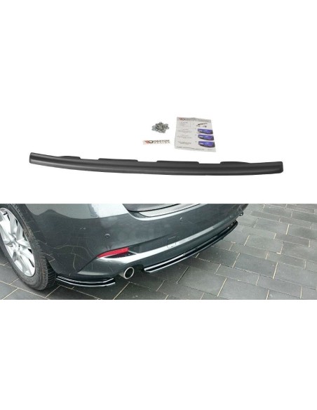 MAXTON España CENTRAL REAR SPLITTER Mazda 3 BM (Mk3) Facelift (without vertical bars)