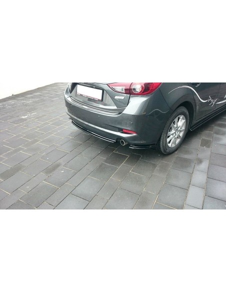 MAXTON España CENTRAL REAR SPLITTER Mazda 3 BM (Mk3) Facelift (without vertical bars)