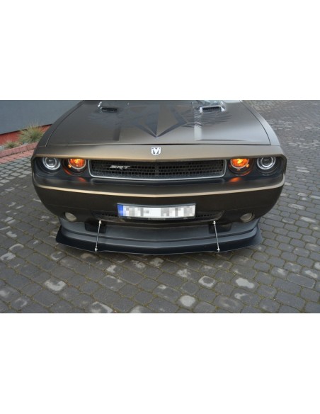 MAXTON España HYBRID FRONT SPLITTER V.1 DODGE CHALLENGER MK3. PHASE-I SRT8 COUPE