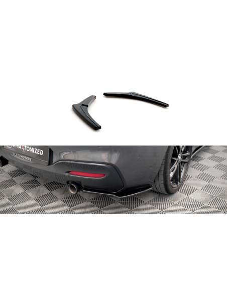 MAXTON España REAR SIDE SPLITTERS V.2 BMW 1 F20/F21 M-POWER FACELIFT